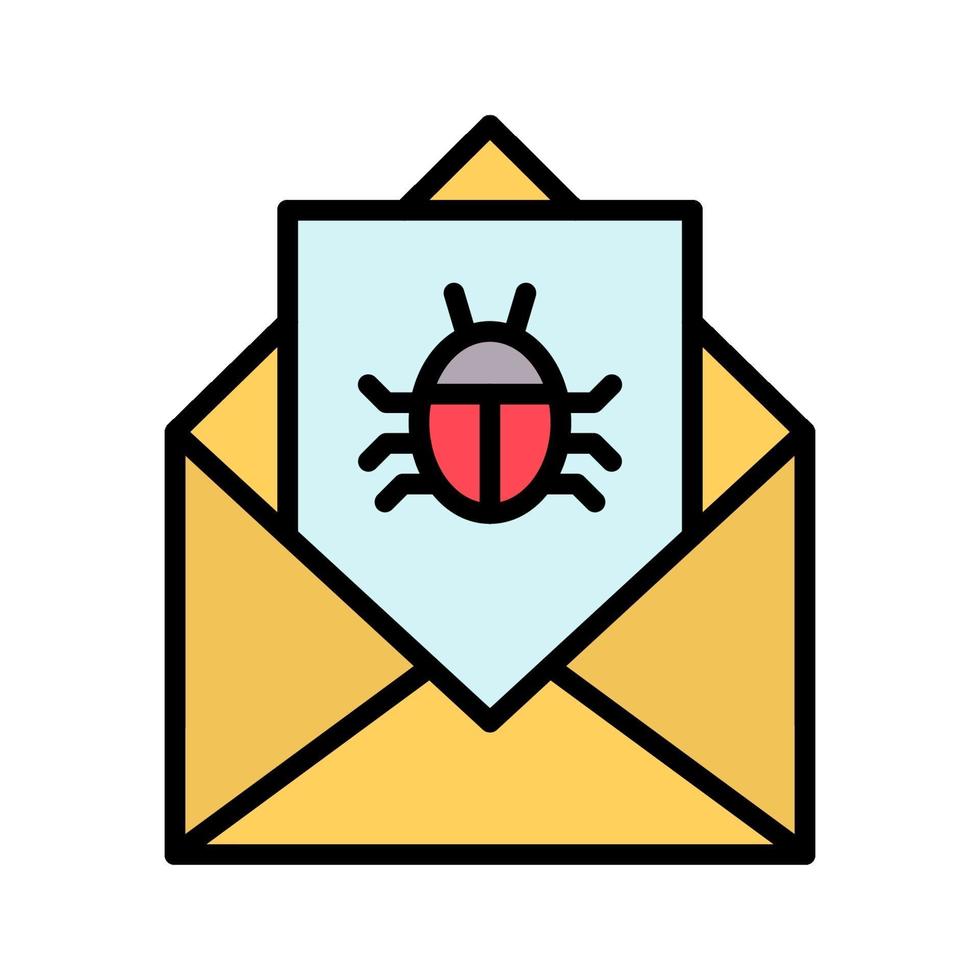 Spam-E-Mail-Symbol vektor