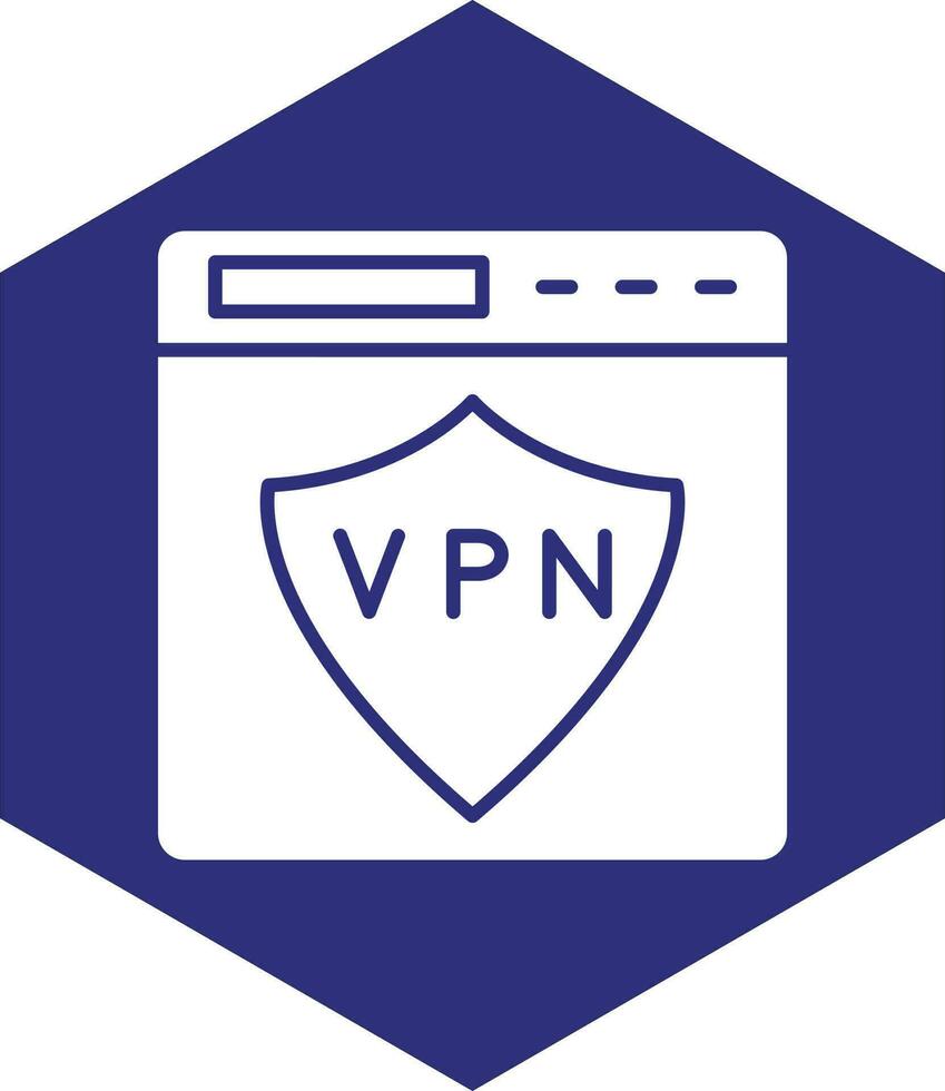 VPN-Vektor-Icon-Design vektor