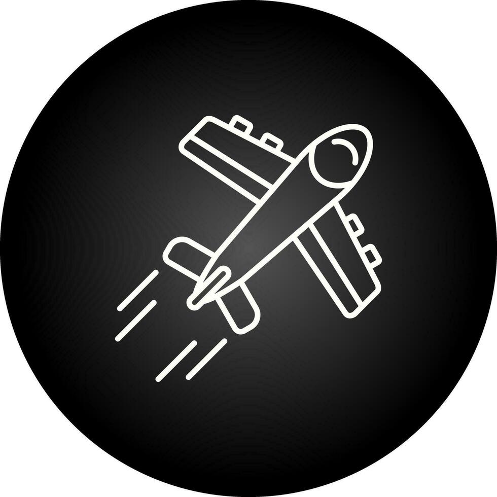 Flugzeug-Vektor-Symbol vektor