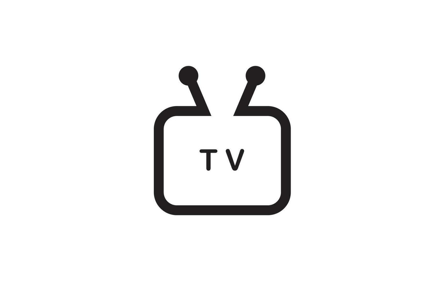 Fernsehen Symbol Vektor Illustration Grafik