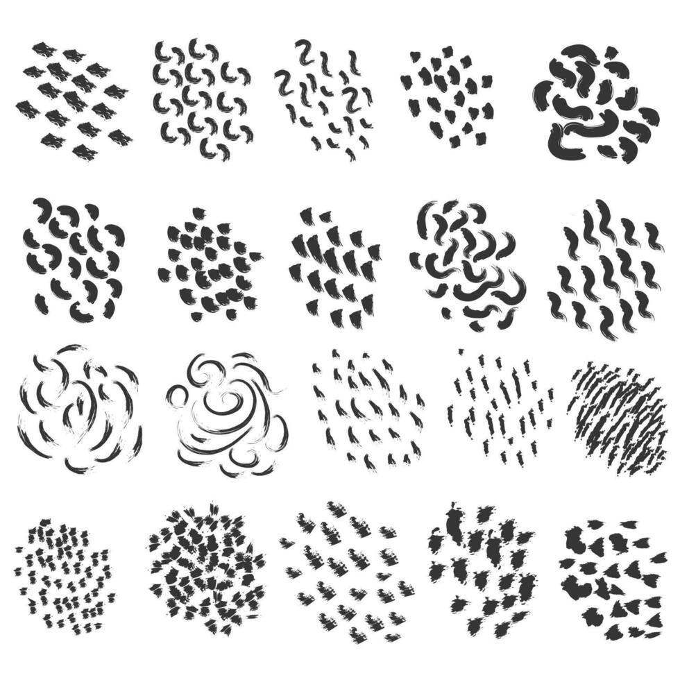 abstrakt Element Dekoration Hand gezeichnet bündeln Sammlung vektor