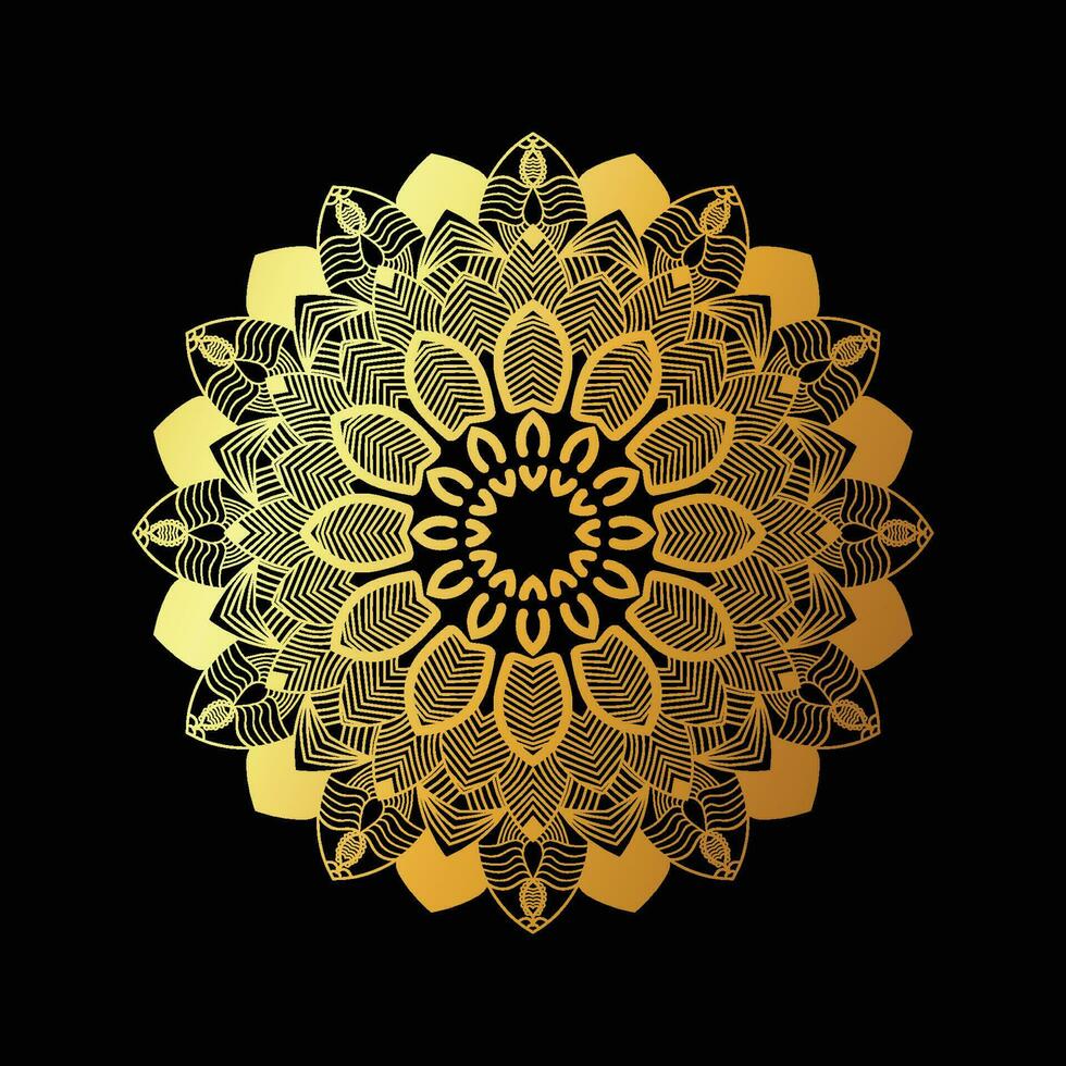 luxus-mandala-hintergrund mit goldenem arabeskenmuster im arabischen islamischen oststil. dekoratives mandala für druck, poster, cover, broschüre, flyer, banner. vektor