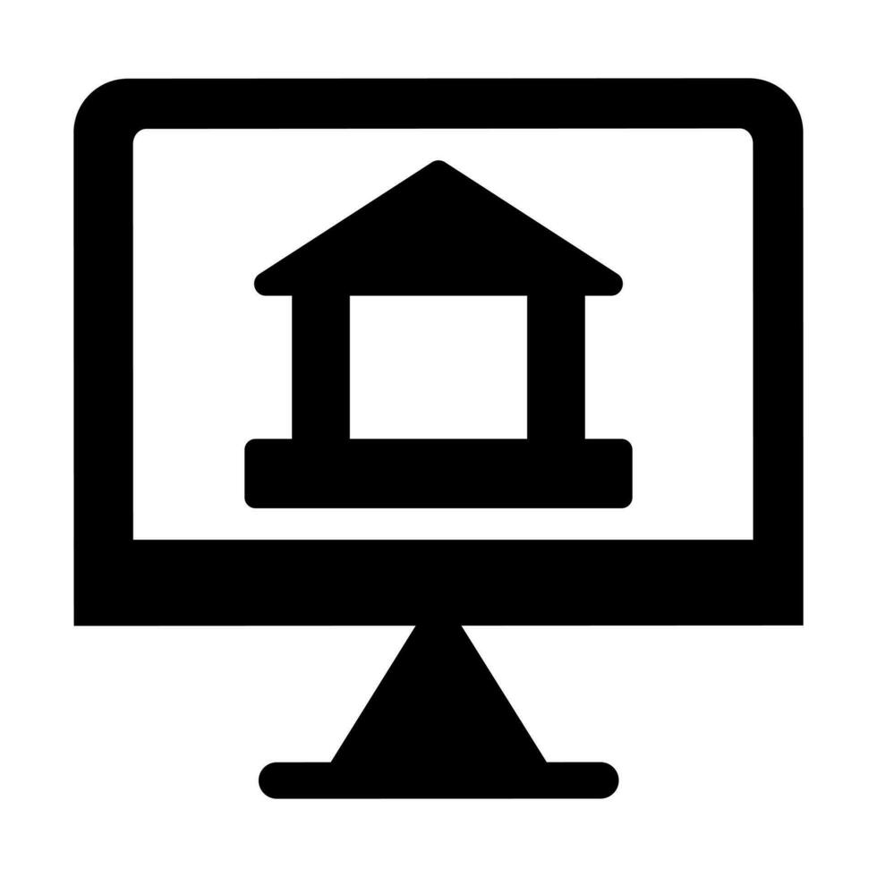 Internet-Banking-Icon-Design vektor