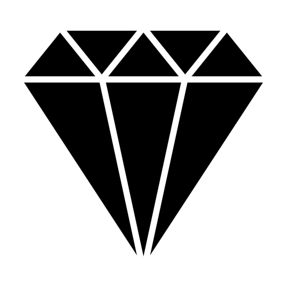 Diamant-Icon-Design vektor