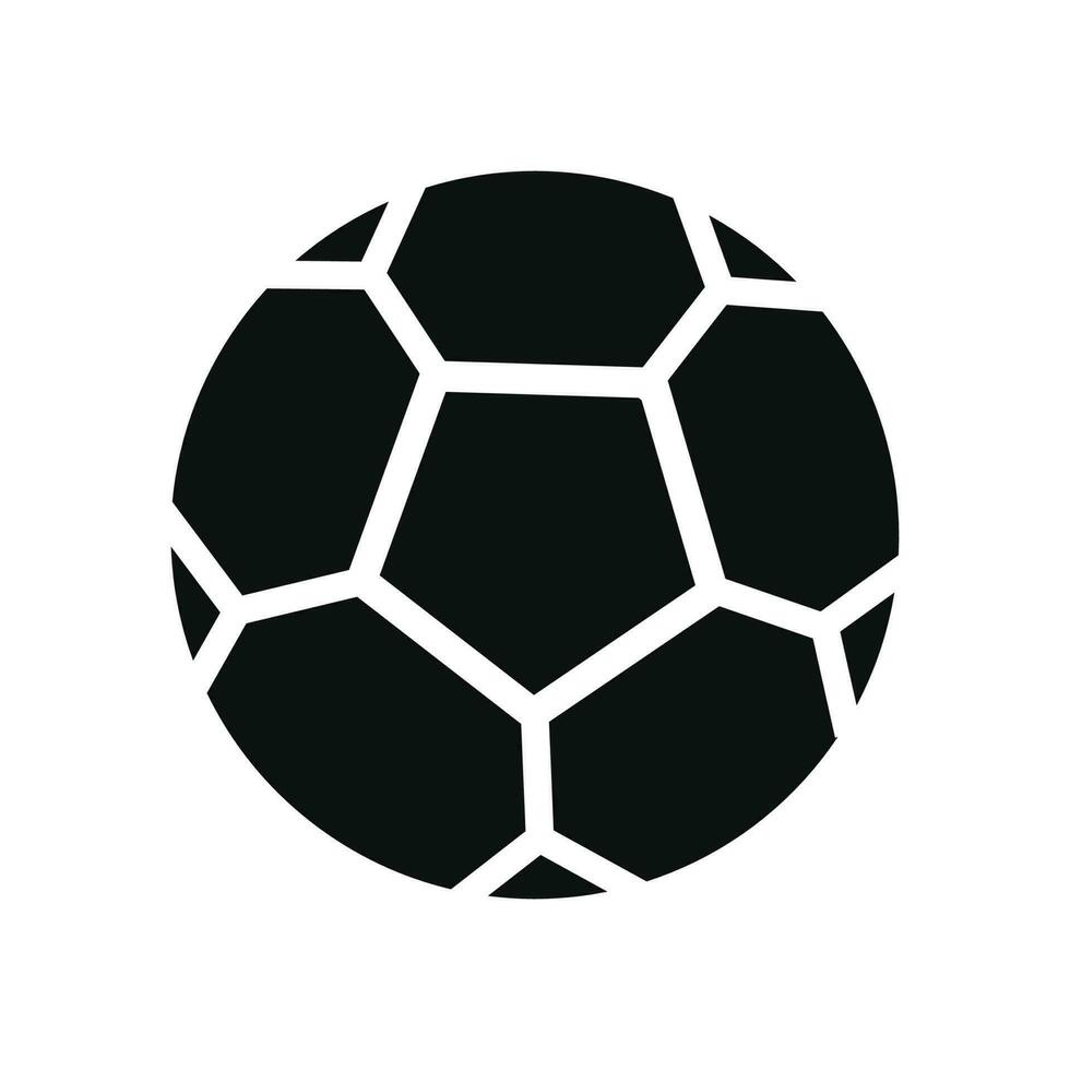 Fußball Ball, Fußball Ball Symbol Vektor