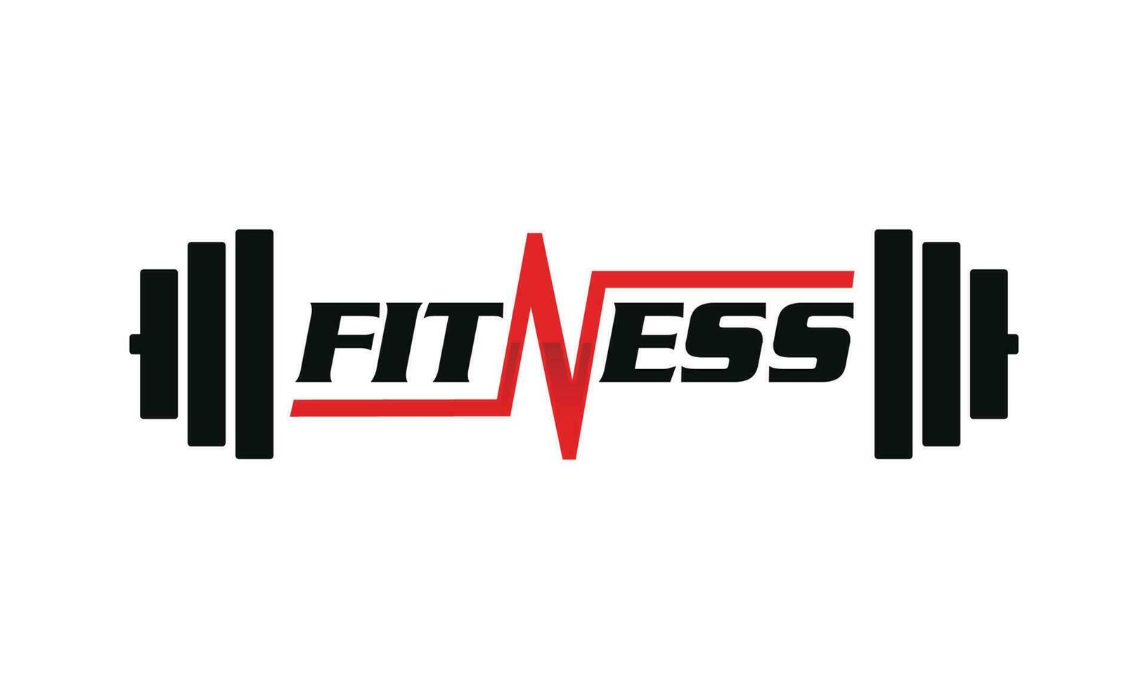Fitness. Fitnessstudio Logo Design Vektor