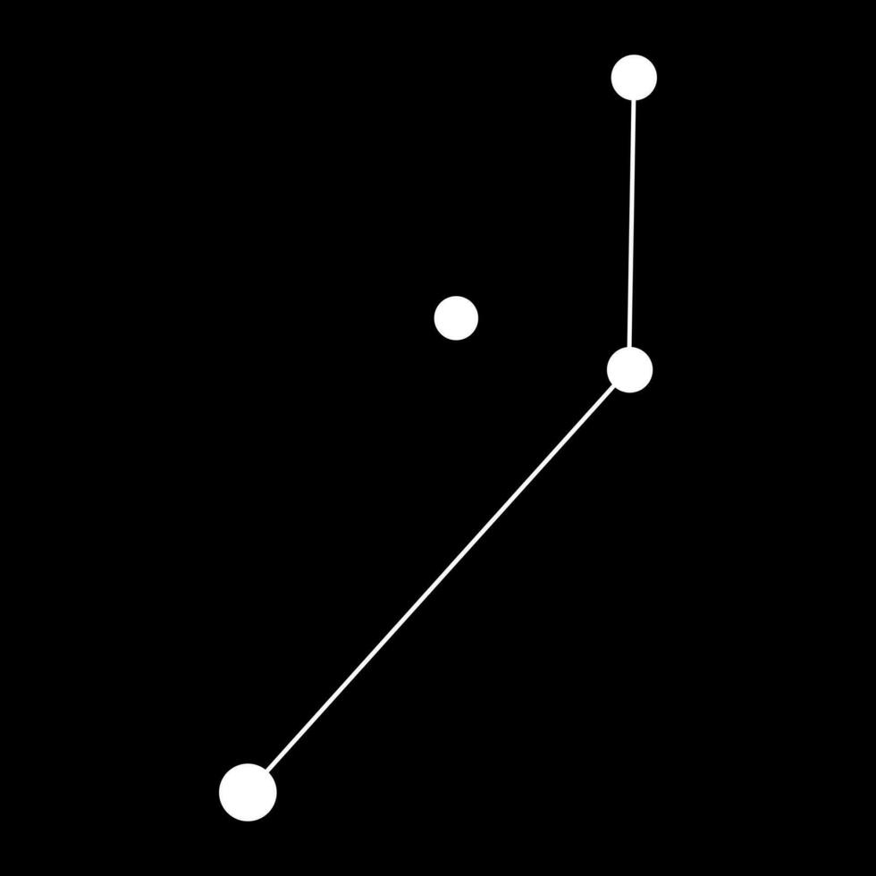 bild konstellation Karta. vektor illustration.