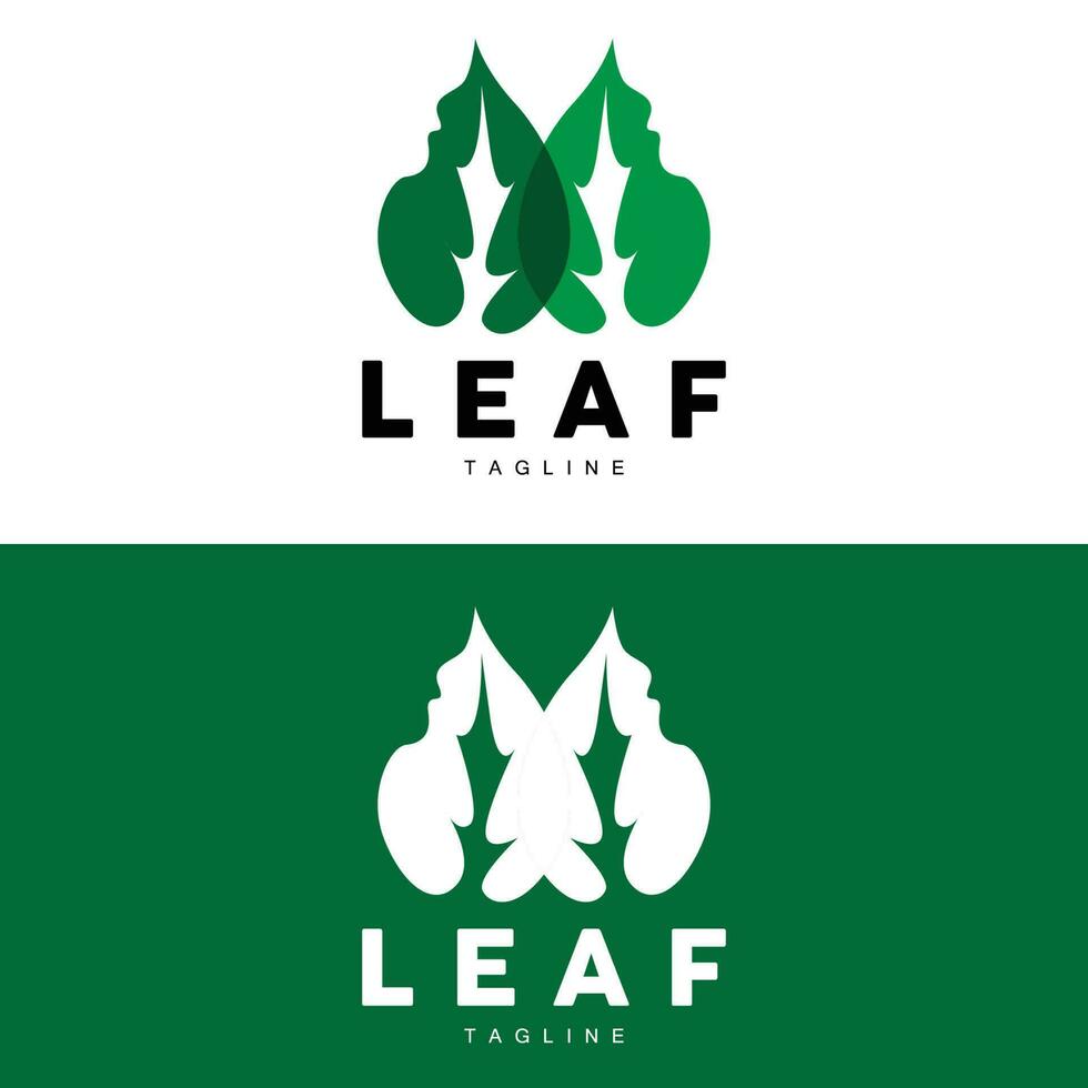 Grün Blatt Logo, Ökologie natürlich Pflanze Vektor, Natur Design, Illustration Vorlage Symbol vektor