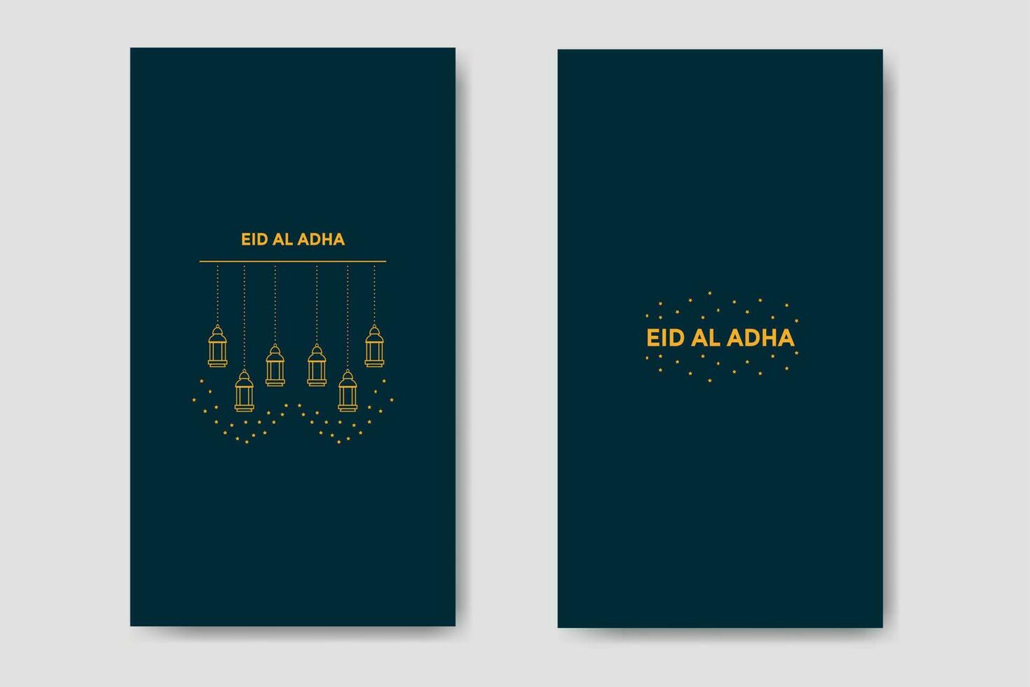 eid al adha einfach bündeln Vorlage vektor