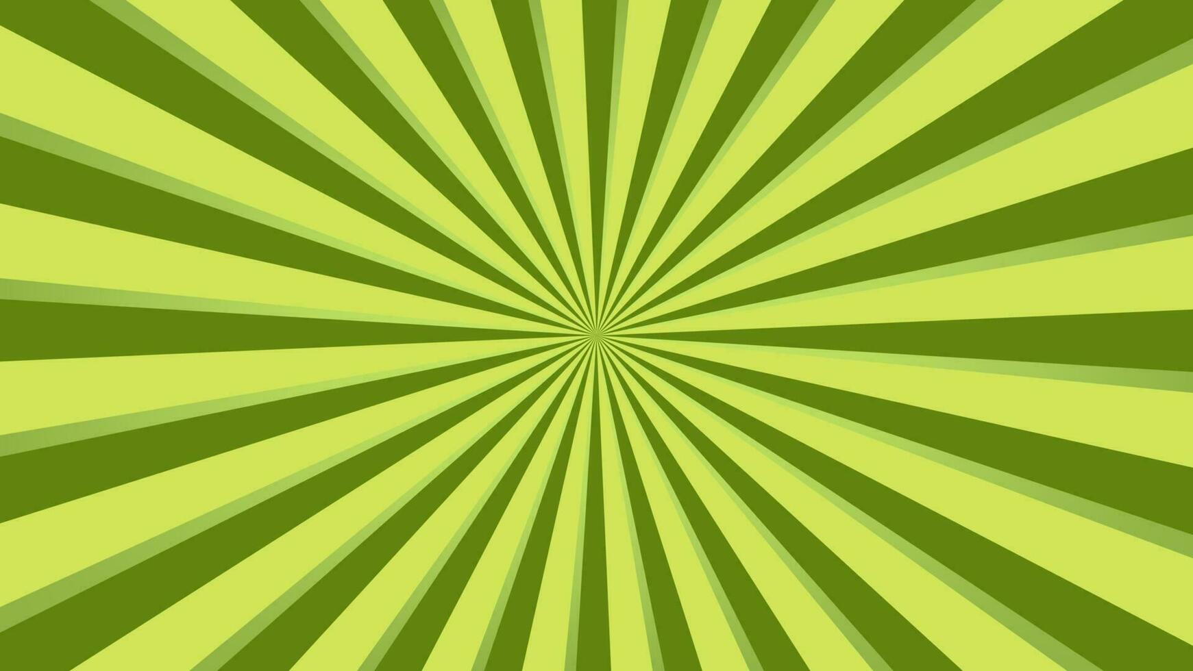 abstrakt grön sunburst mönster bakgrund för modern grafisk design element. lysande stråle tecknad serie med färgrik för hemsida baner tapet och affisch kort dekoration vektor