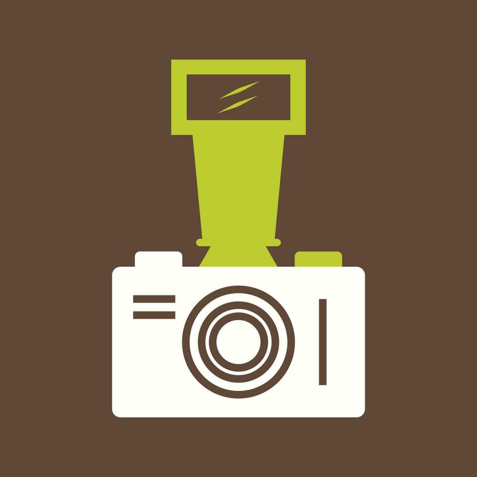 gammal kamera vektor ikon