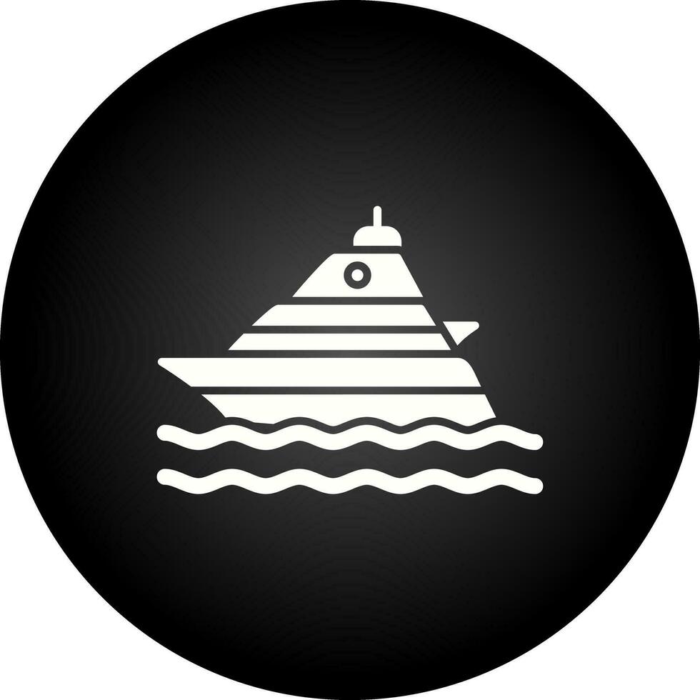 Yacht-Vektor-Symbol vektor