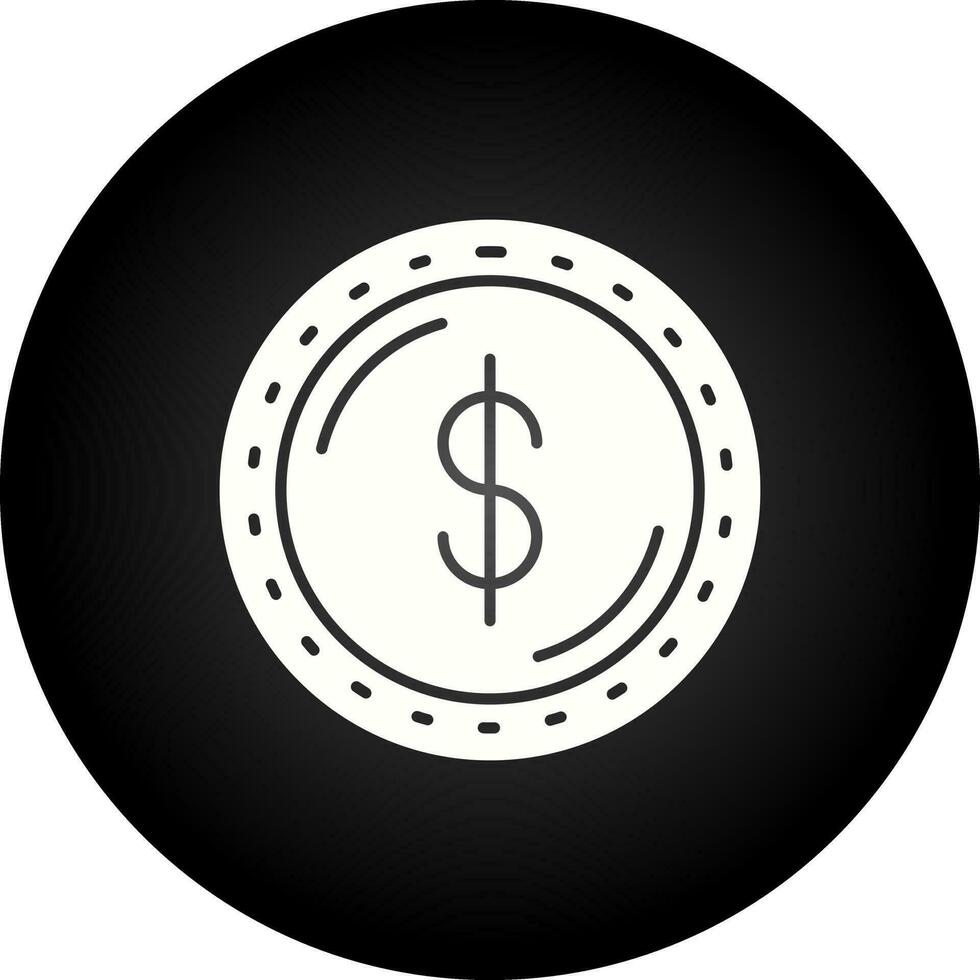 dollar valuta vektor ikon