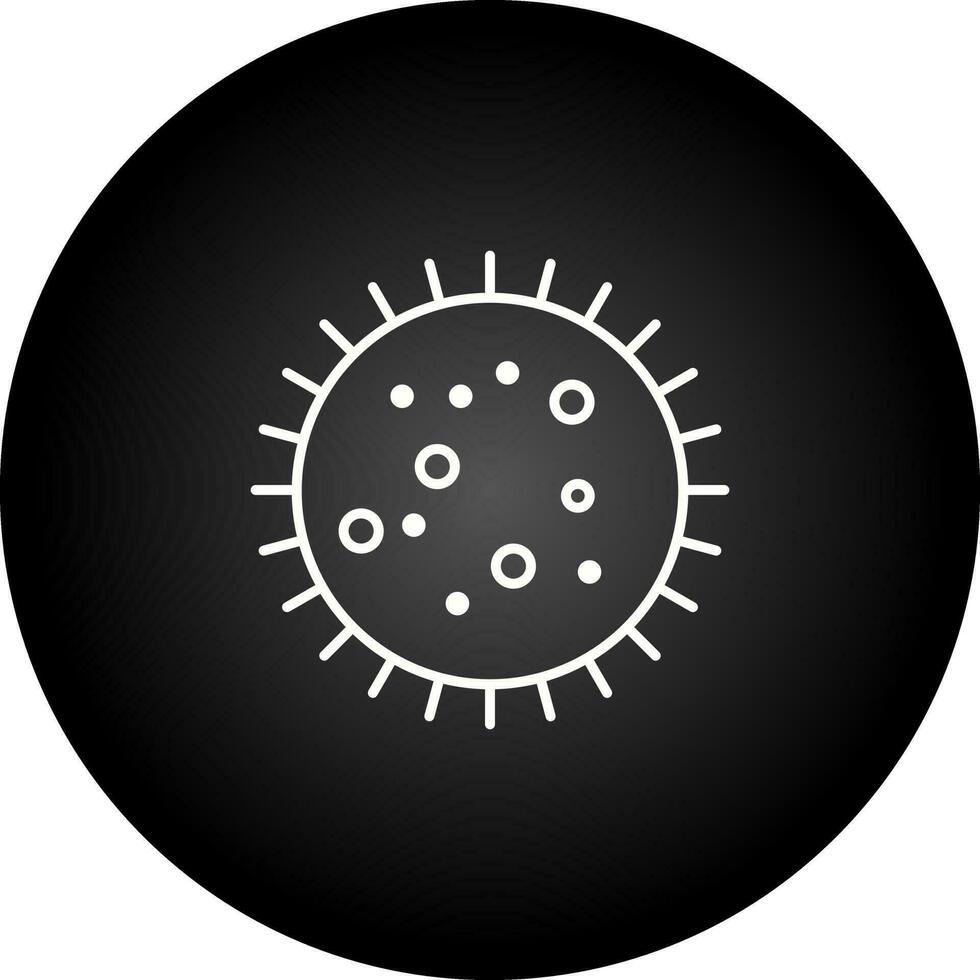 bakterie i glida vektor ikon