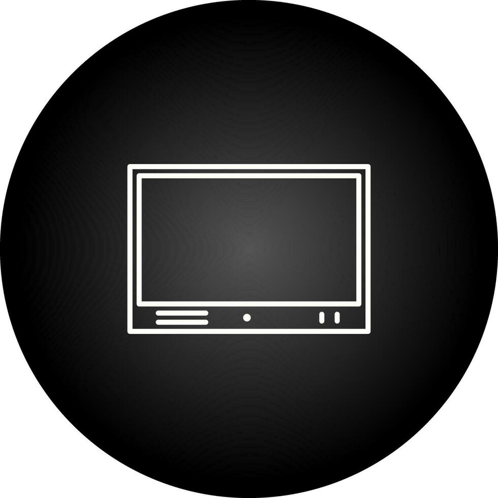 Vektorsymbol für Fernseher vektor