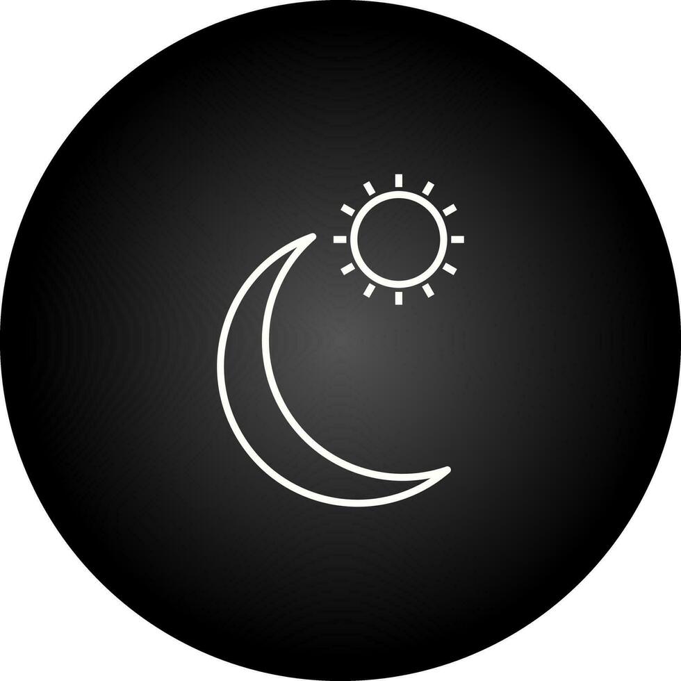 Sol och planeter vektor ikon