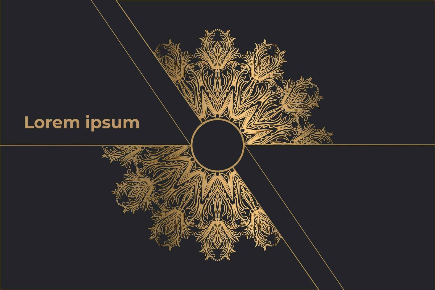 Luxus Mandala Hintergrund mit golden Arabeske Muster Arabisch islamisch Osten Stil.dekorativ Mandala zum drucken, Poster, Abdeckung, Broschüre, Flyer, und Banner vektor
