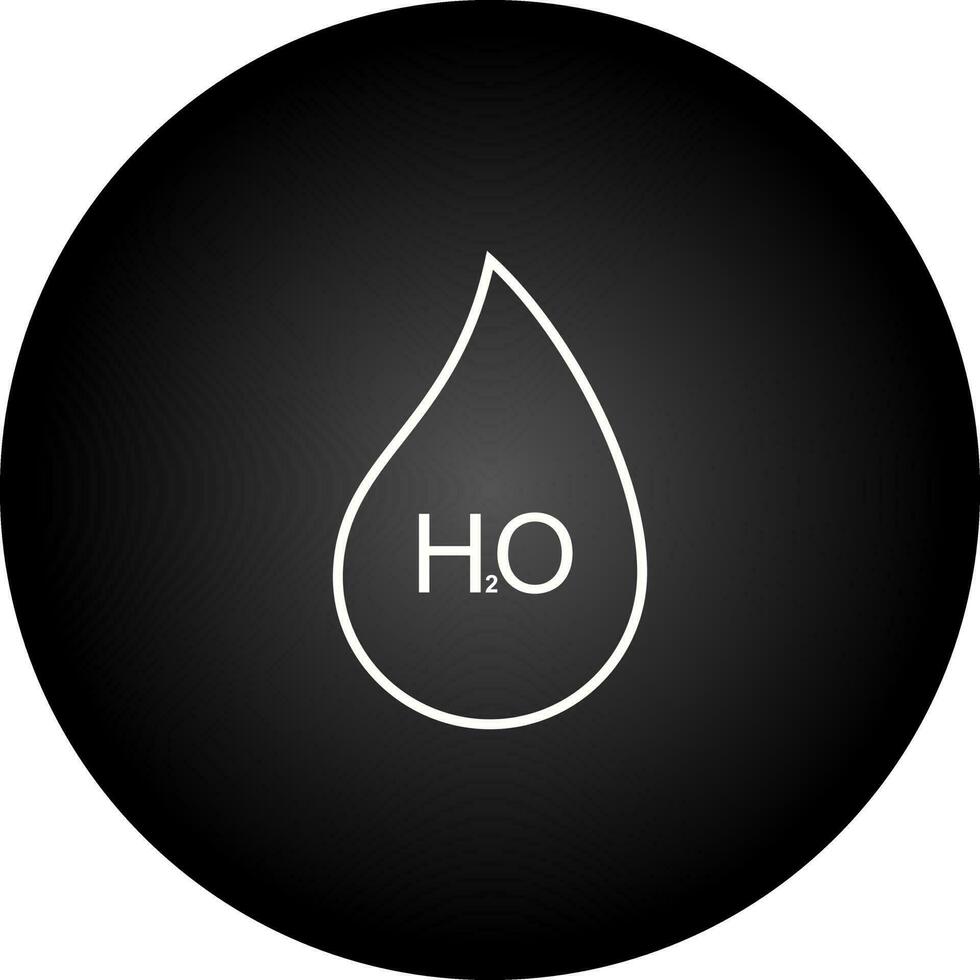 h2o-Vektorsymbol vektor