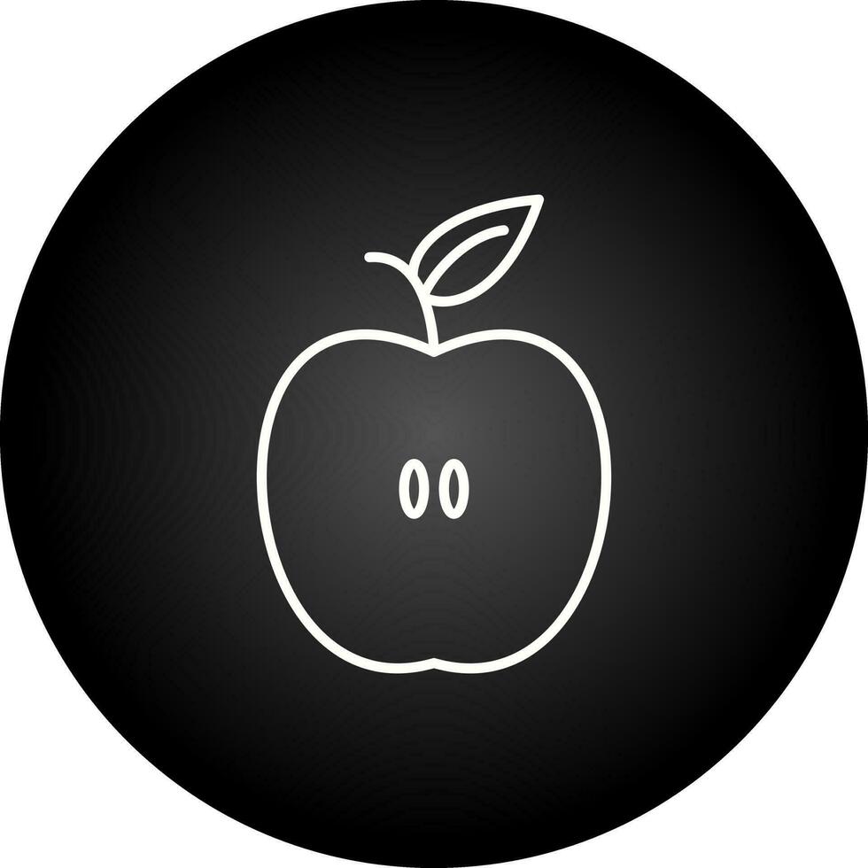 äpple vektor ikon
