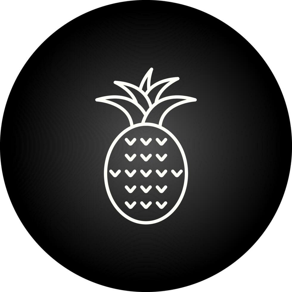 ananas vektor ikon