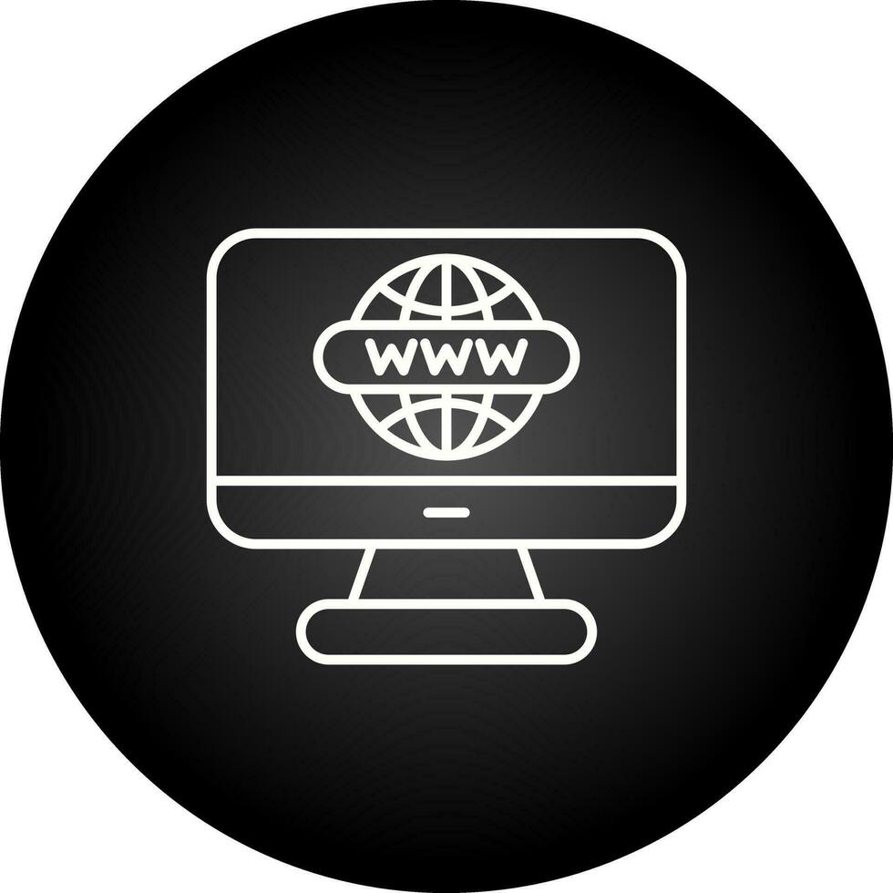 Website-Vektor-Symbol vektor