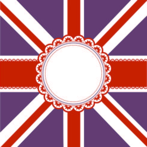 Union Jack flagga teman bakgrund vektor