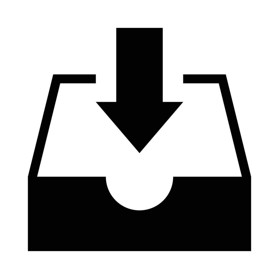 brevlåda vektor ikon