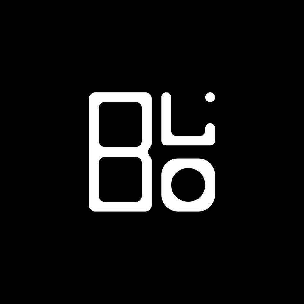 blo brev logotyp kreativ design med vektor grafisk, blo enkel och modern logotyp.