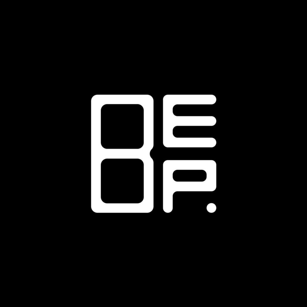 bep brev logotyp kreativ design med vektor grafisk, bep enkel och modern logotyp.