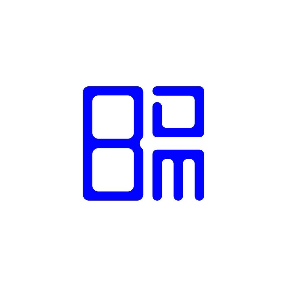 bdm brev logotyp kreativ design med vektor grafisk, bdm enkel och modern logotyp.