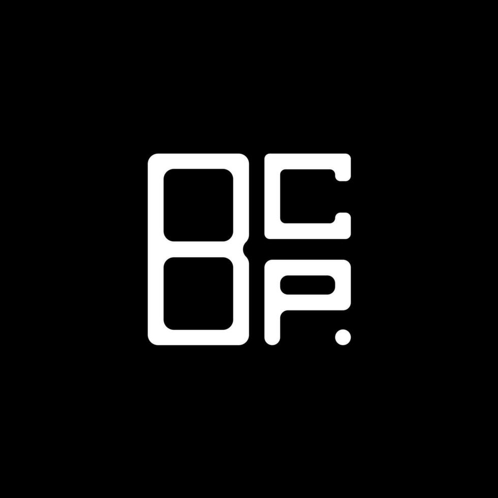 bcp-Buchstaben-Logo kreatives Design mit Vektorgrafik, bcp-einfaches und modernes Logo. vektor