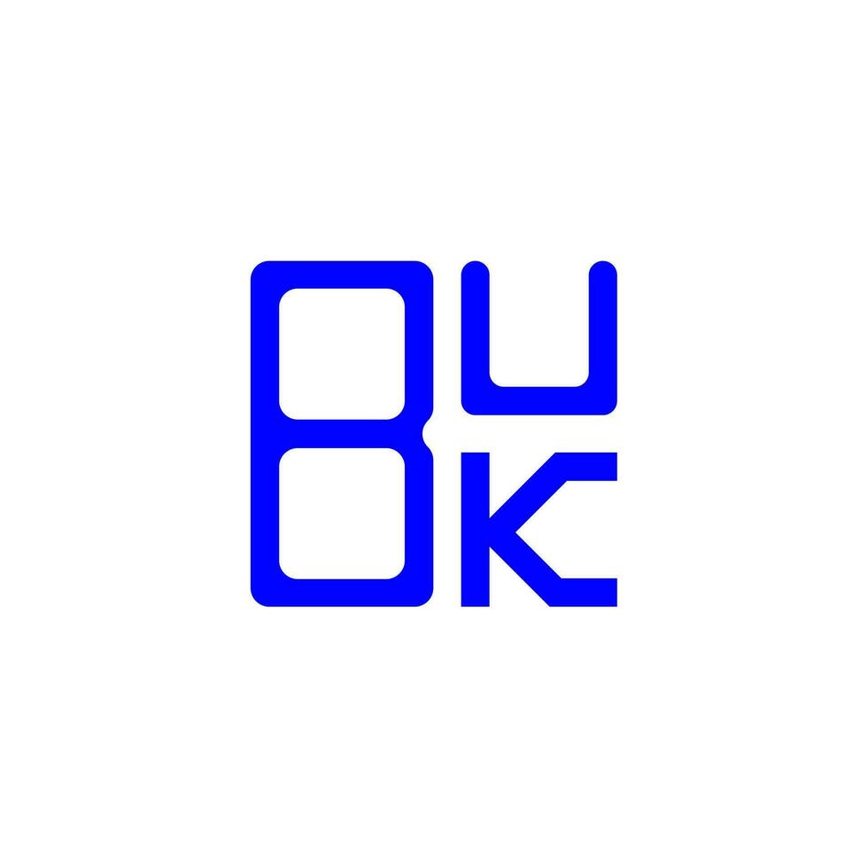 buk brev logotyp kreativ design med vektor grafisk, buk enkel och modern logotyp.