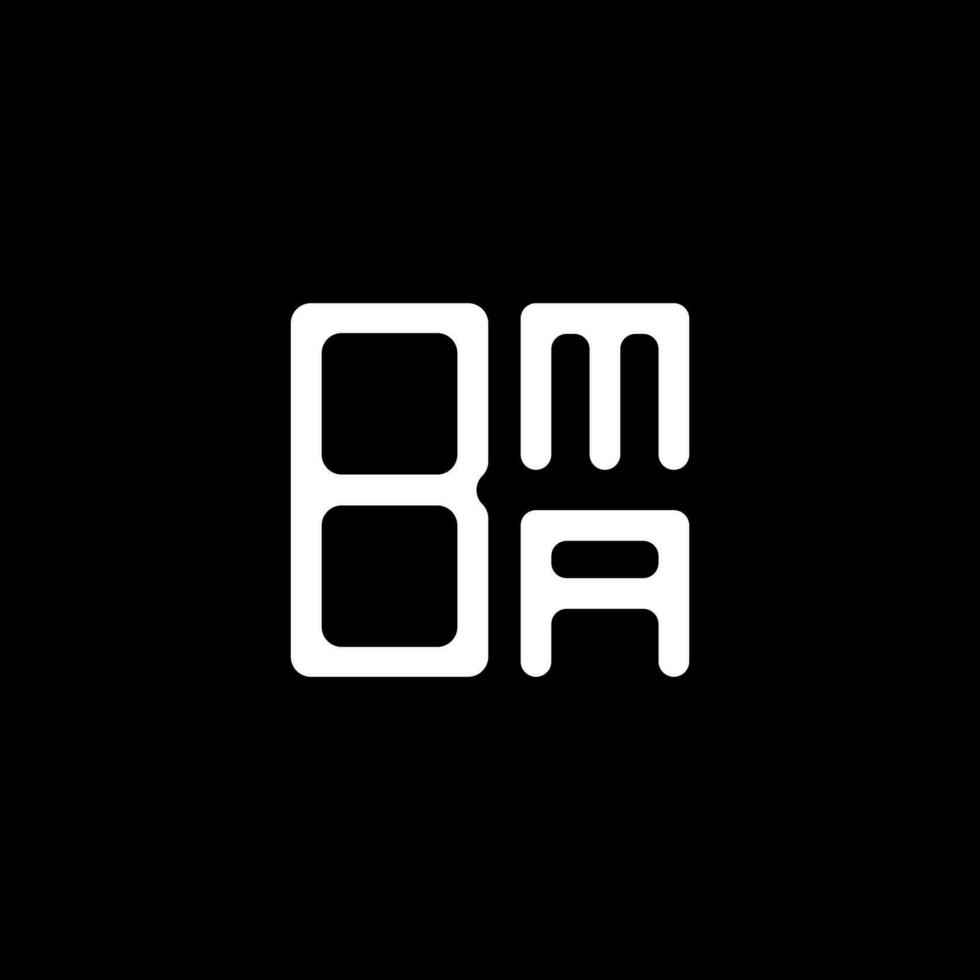 bma brev logotyp kreativ design med vektor grafisk, bma enkel och modern logotyp.