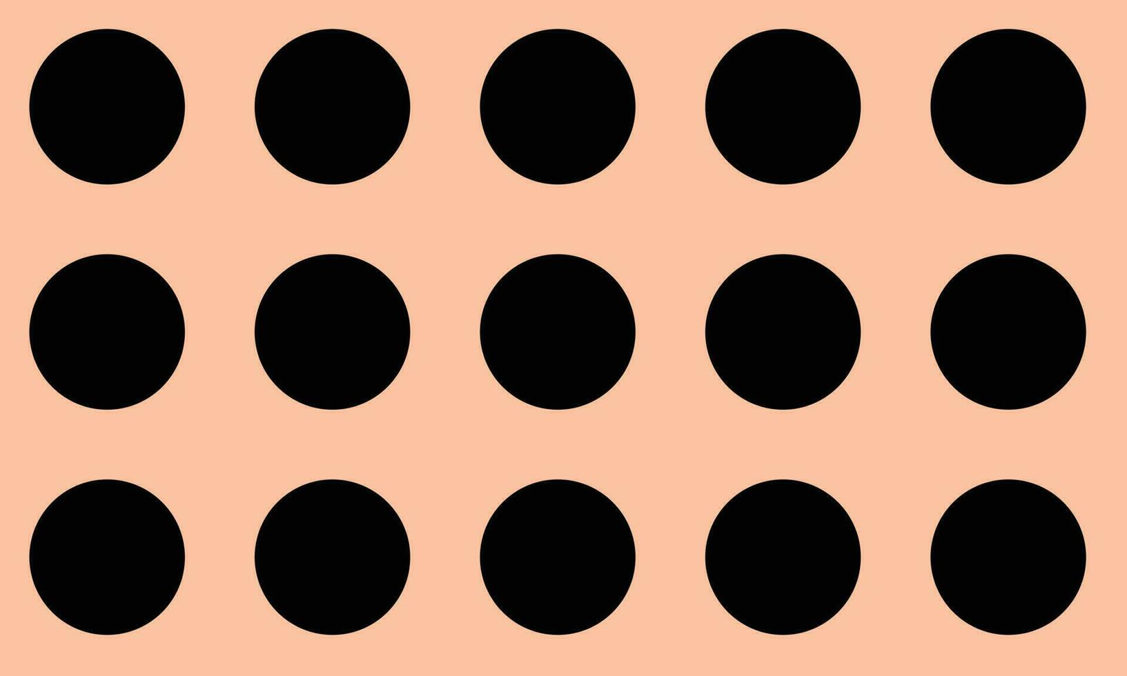 abstrakt sömlös svart stor polka punkt mönster. vektor