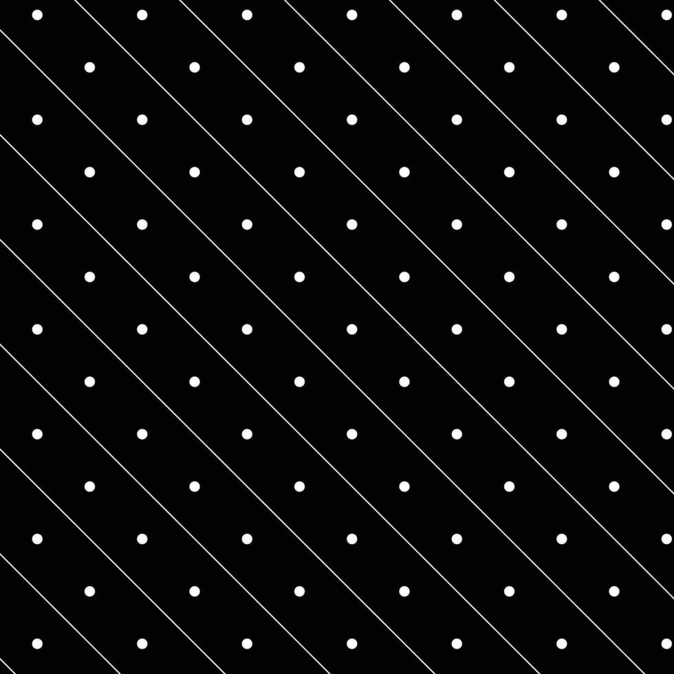 abstrakt diagonal linje och punkt mönster med svart bg. vektor