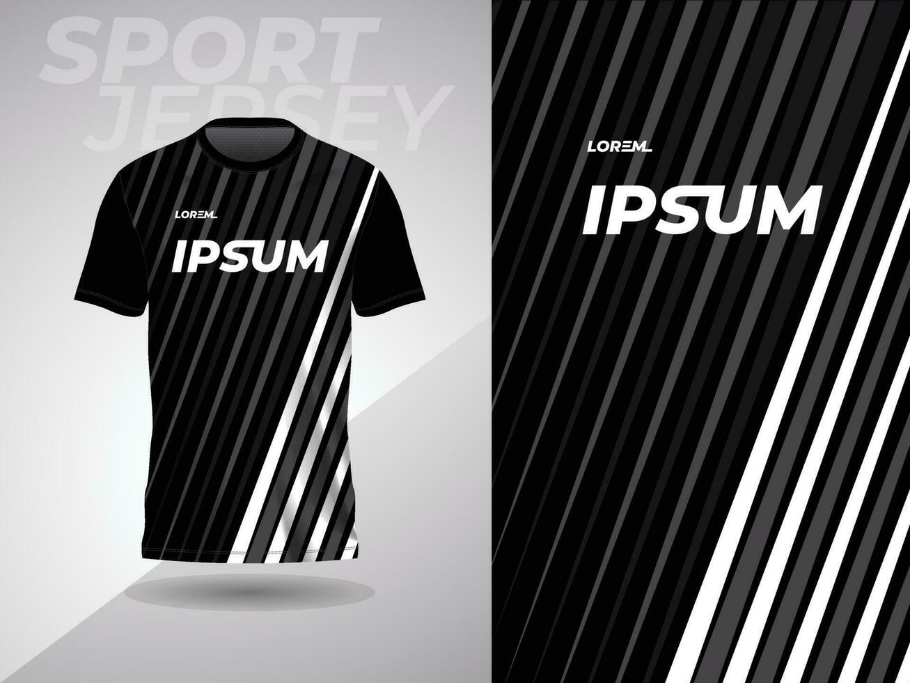 svart abstrakt sporter jersey fotboll fotboll tävlings gaming cross cykling löpning vektor