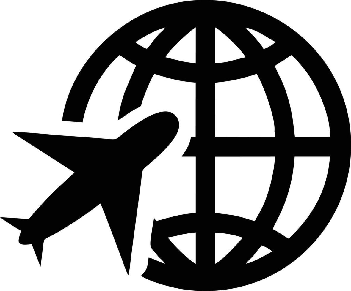 klot planet jord ikon symbol vektor bild. illustration av de värld global vektor design. eps 10