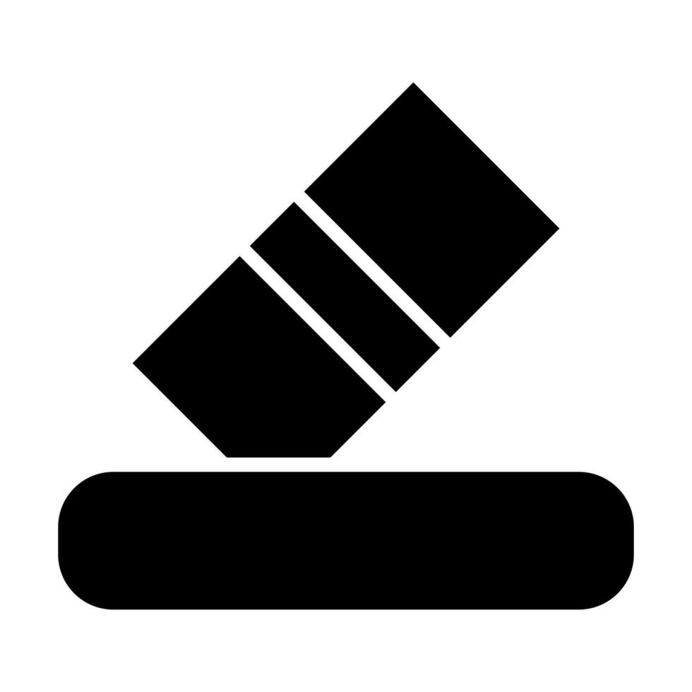 Radiergummi-Tool-Icon-Design vektor