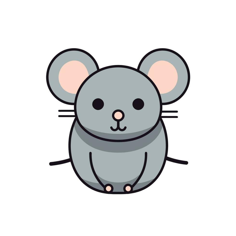 süß wild Ratte Vektor Illustration