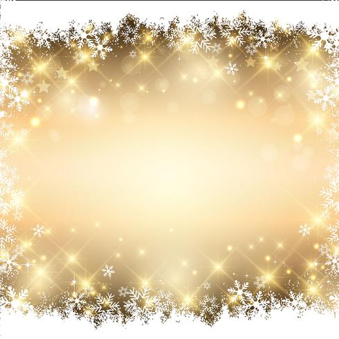 Gold Weihnachten Hintergrund vektor