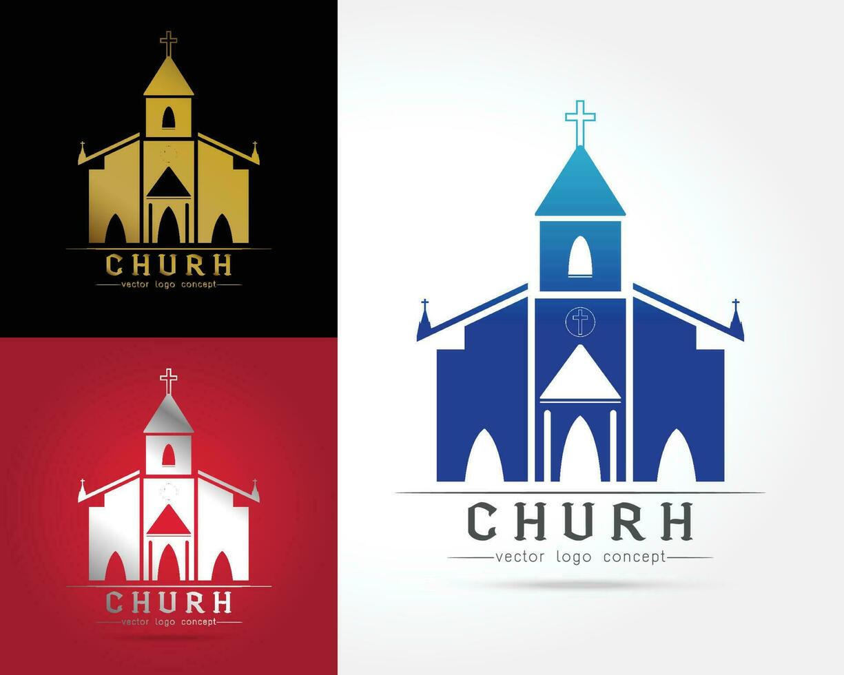 Vorlage Logo Kirche vektor