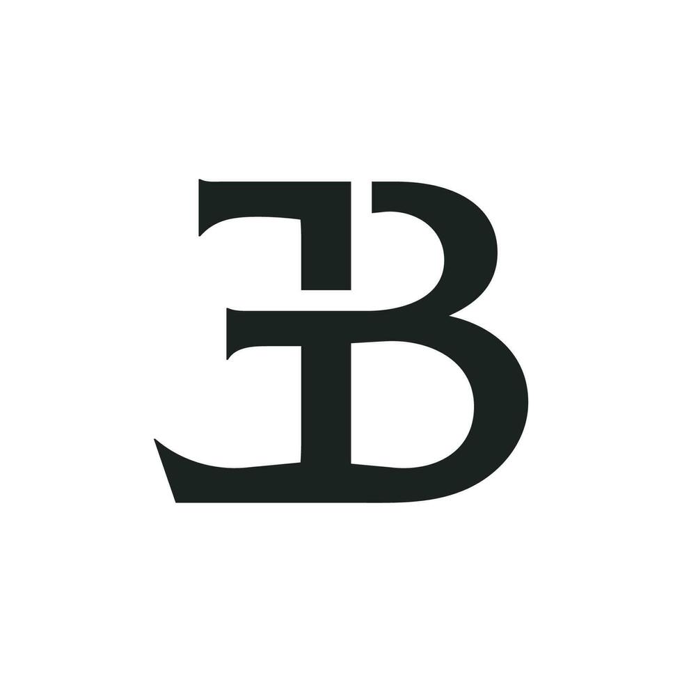 eb monogram vektor design illustration