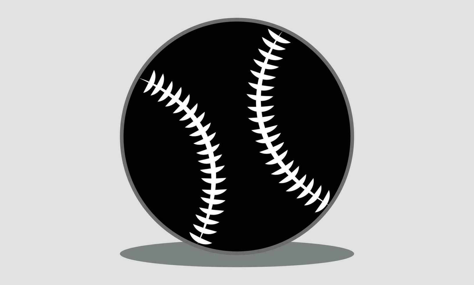 Baseball, retro wellig svg Vektor Design
