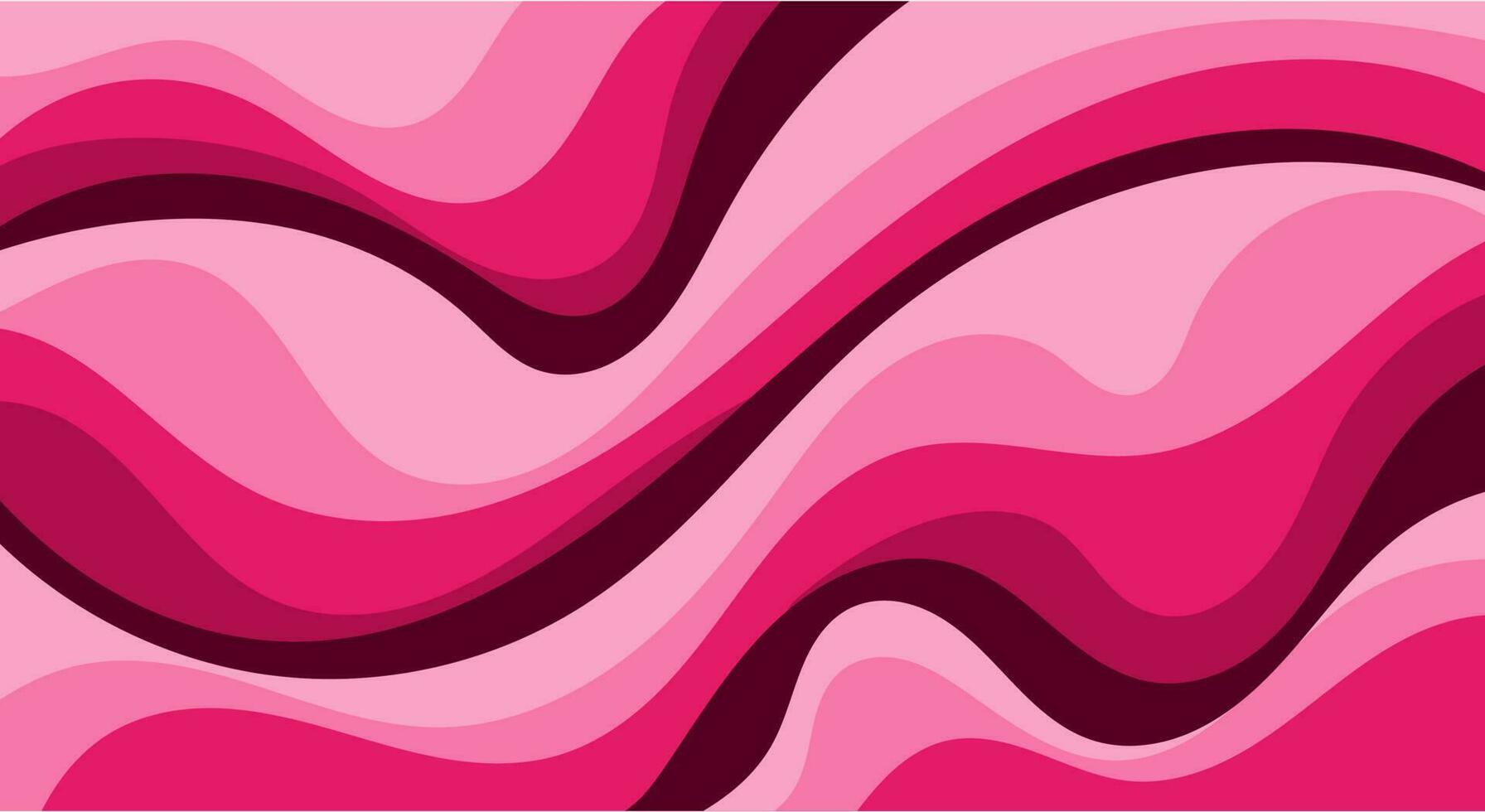 abstrakt Rosa wellig Muster Hintergrund Textur im modisch Farbe Vektor Illustration