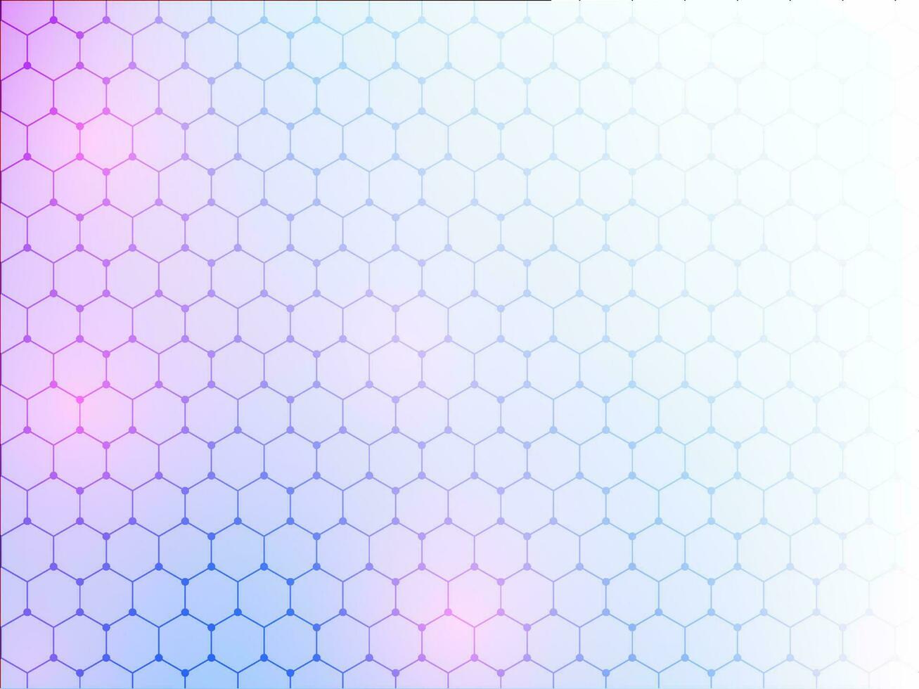 abstrakt Gradient Hexagon Muster Hintergrund. vektor