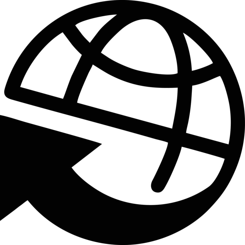 Globus Planet Erde Symbol Symbol Vektor Bild. Illustration von das Welt global Vektor Design. eps 10