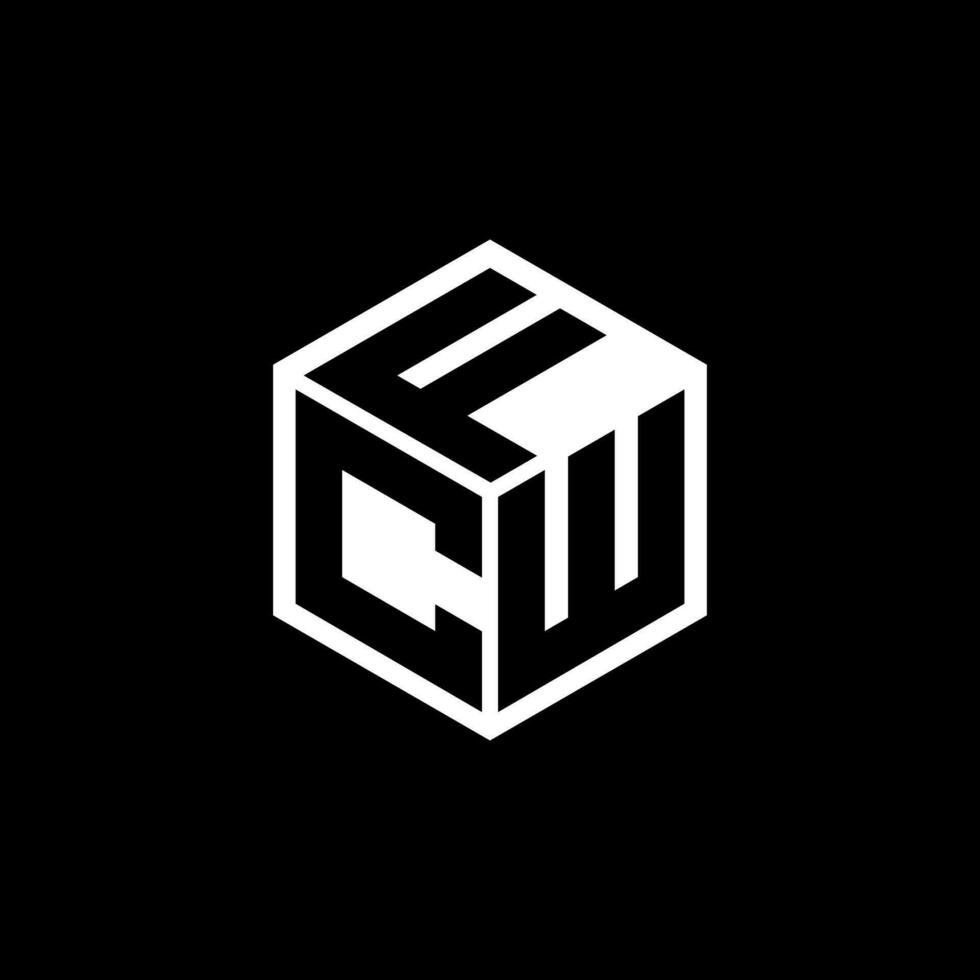 cwf Brief Logo Design im Illustration. Vektor Logo, Kalligraphie Designs zum Logo, Poster, Einladung, usw.