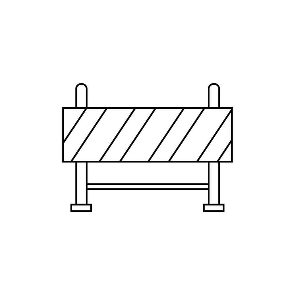 staket ikon vektor. plank illustration tecken. fäktning symbol. häck logotyp. vektor