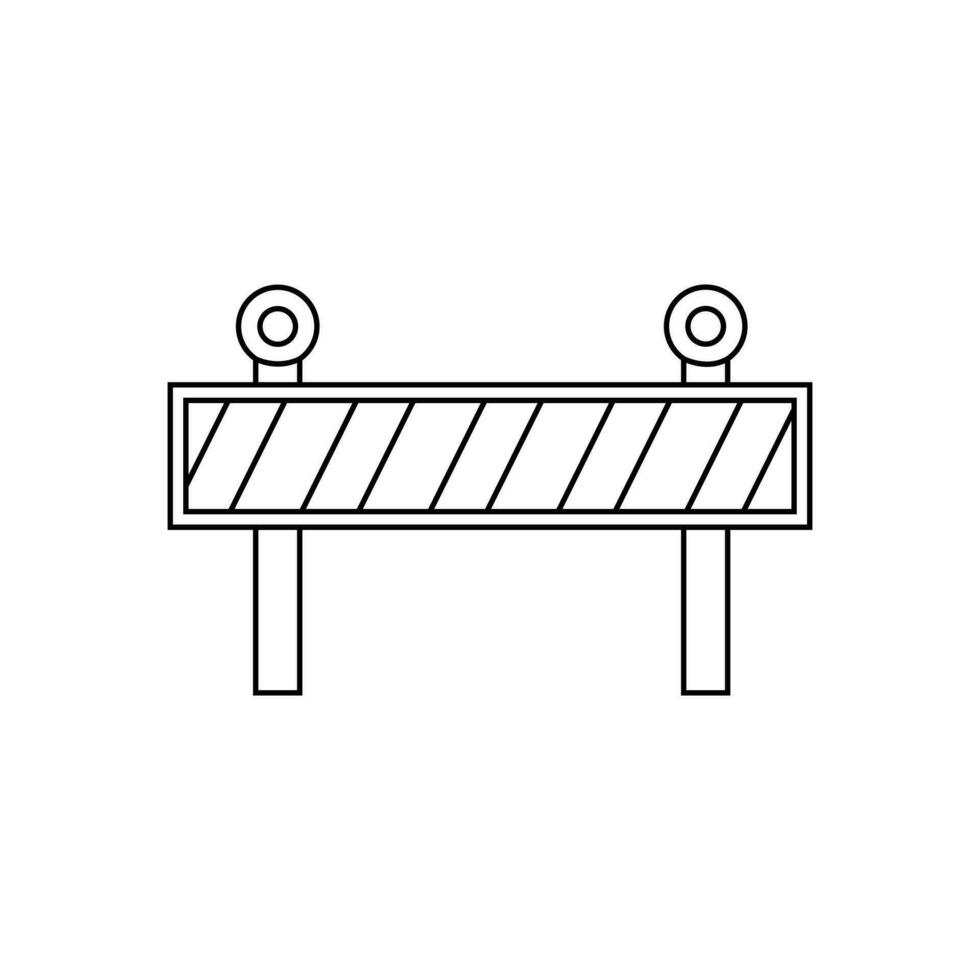 staket ikon vektor. plank illustration tecken. fäktning symbol. häck logotyp. vektor