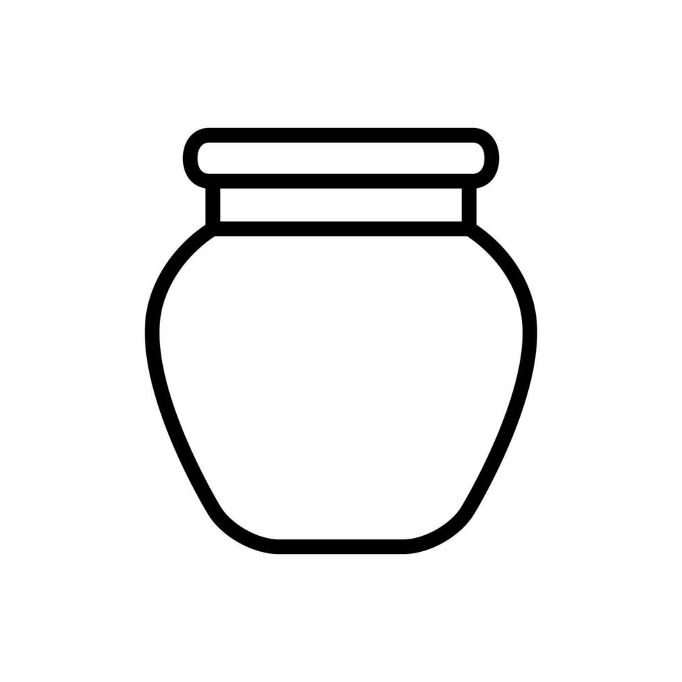 glas burk ikon vektor uppsättning. flaska illustration tecken samling. bevarande symbol på vit bakgrund.